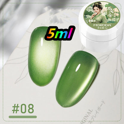 3IN1 Love-Heart&Snake Pattern Cat Eye Nail Magnet Pen French/Water Ripple Cat Eye Strong Magnet Pen DIY Manicure Tool Pen