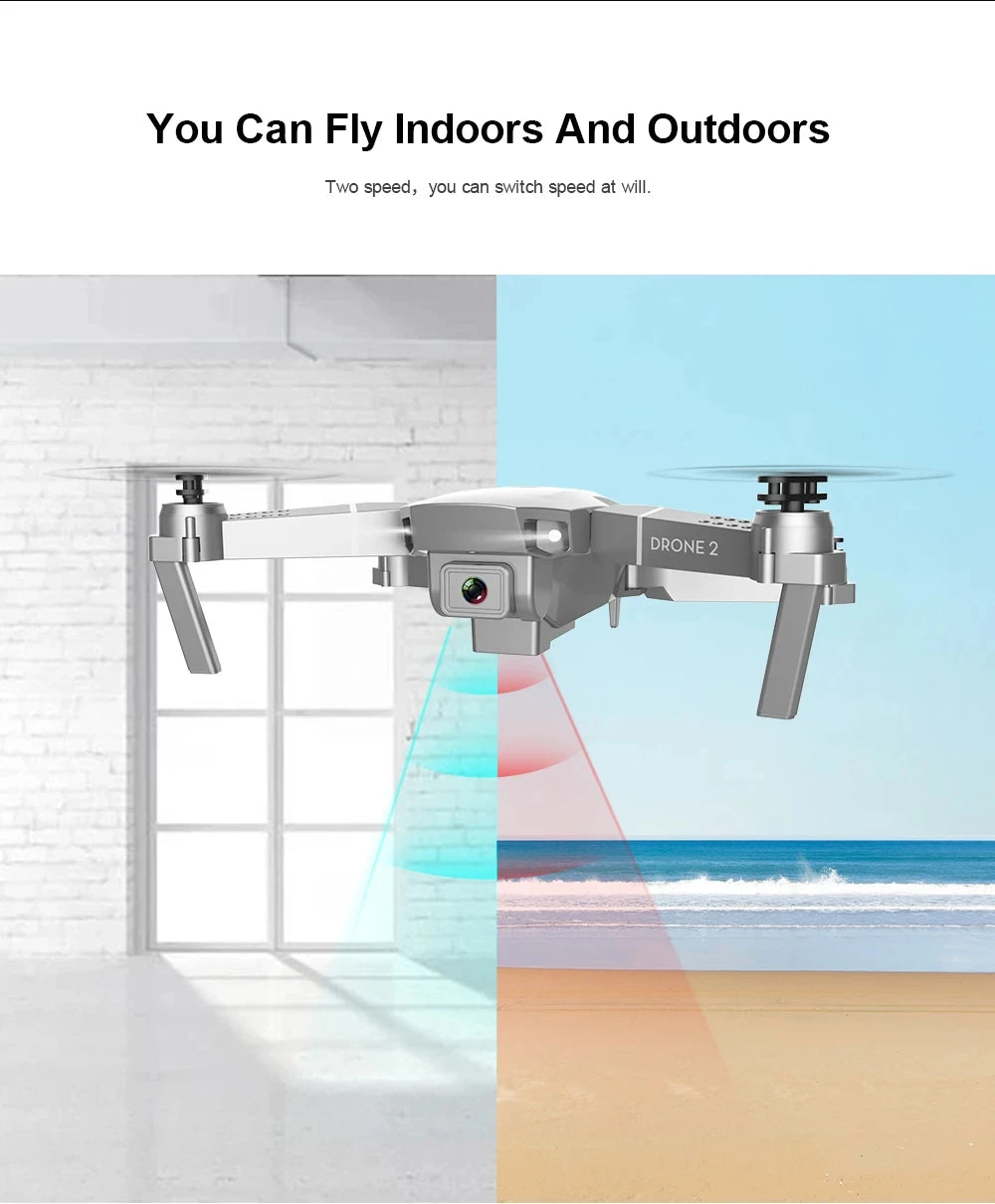 Drone 4k Profesional Wide Angle WIFI Drones Video Live Recording Quadcopter Children's Gifts