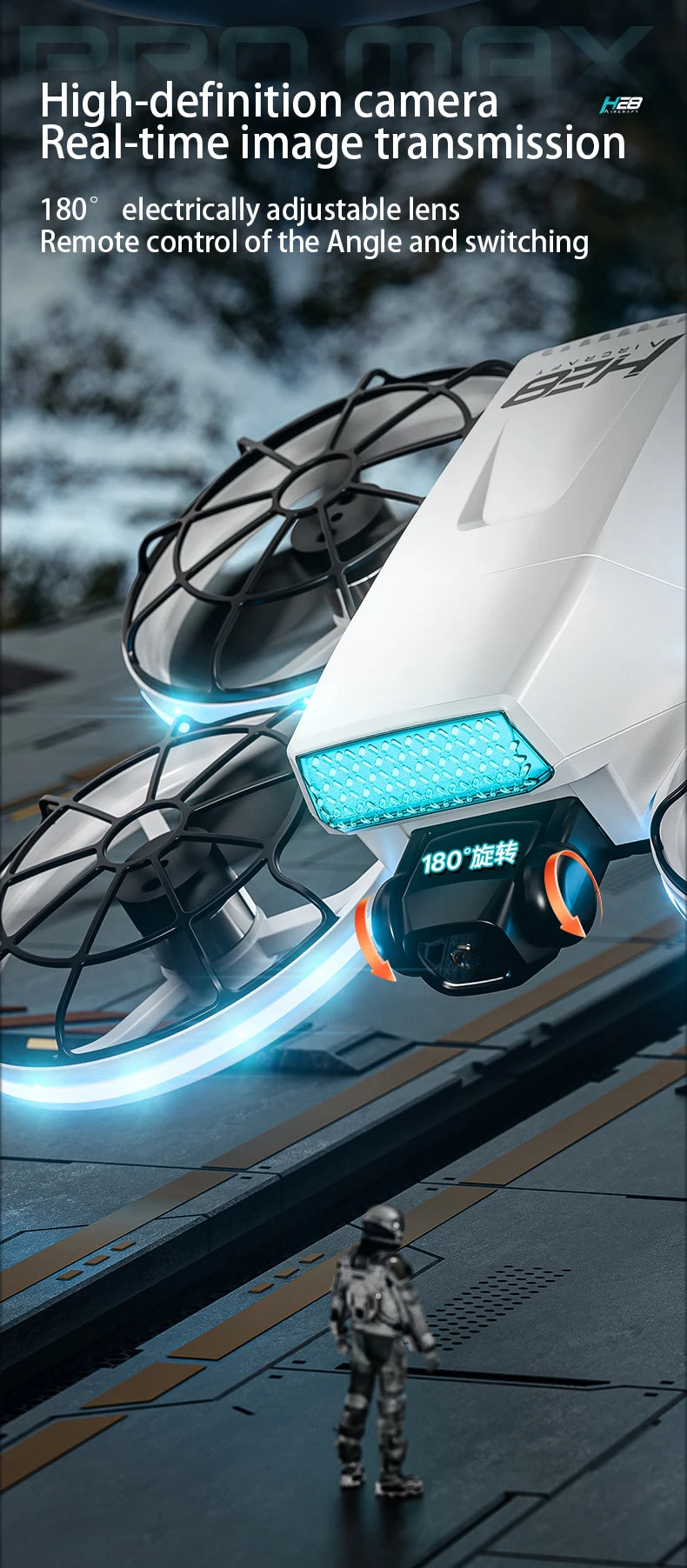 Mini Rc Drone 8K HD 4-Axis Headless Mode Helicopter 360° Flip Remote Control Quadcopter Mini UAV