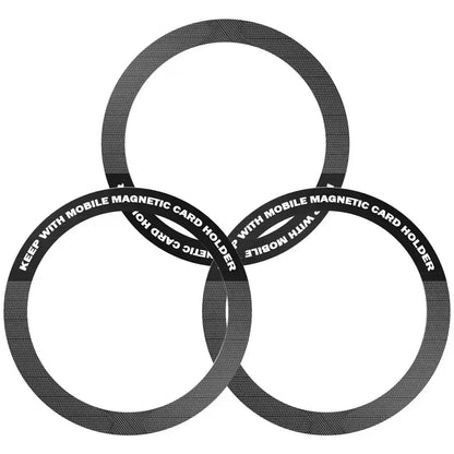 Universal Magnet Sticker Magnetic Adapter Ring Suitable for Magsafe IPhone 17 16 Wireless Charging Phone Round Metal Plate Ring