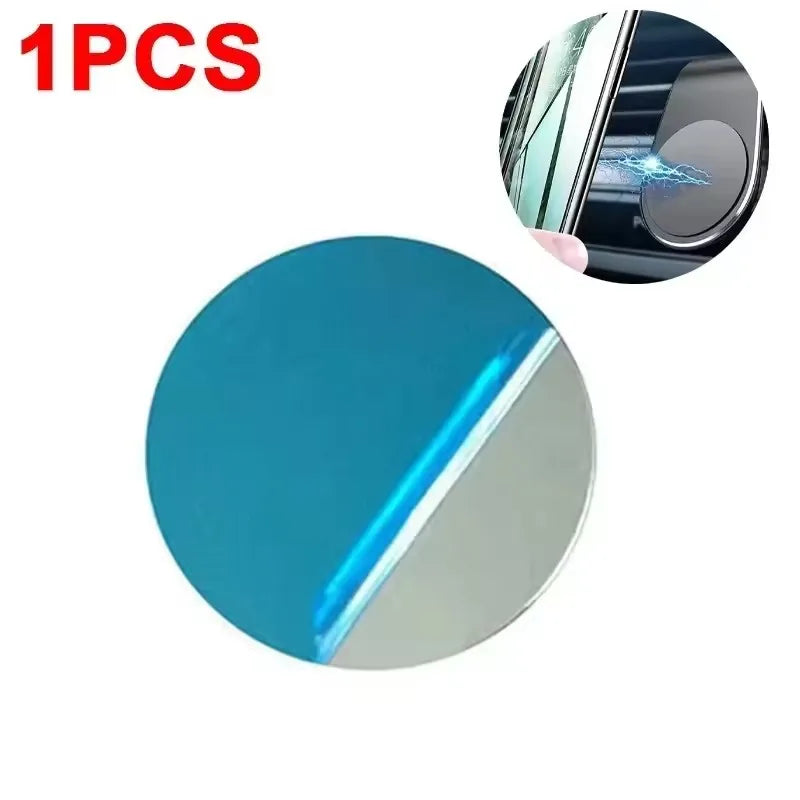 Thin Metal Plate Disk For Magnetic Car Phone Holder Iron Sheet Sticker Disk For Magnet Tablet Desk Phone Car Stand Mount Roun