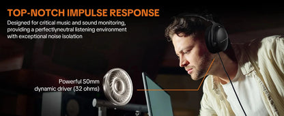 TOP W550X Talomen Over-Ear Headphones Portable Audio and Video Equipment with Detachable Cable Built-in Microphone For Gift