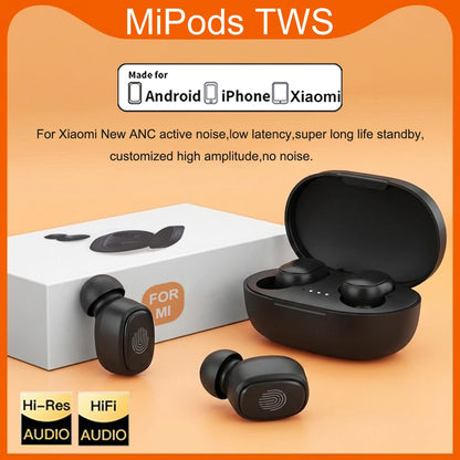 For Xiaomi Original TWS A6S Pro Wireless Bluetooth Earphones Sports Earbuds Gaming Headsets For Redmi Airdots iPhone Headphones