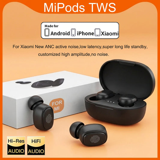 For Xiaomi Original TWS A6S Pro Wireless Bluetooth Earphones Sports Earbuds Gaming Headsets For Redmi Airdots iPhone Headphones
