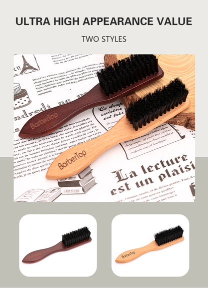Barber Shop Beard Cleaning Wooden Brush Neck And Facial Dust Collector Hair Brush Household Hairdressing Styling Tool