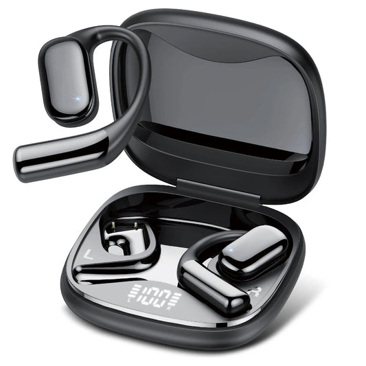 5.4 Bluetooth TWS Wireless Bluetooth Earphones Low Latency Dual Microphone ENC Noise Cancelling Earhook Bluetooth Headphones