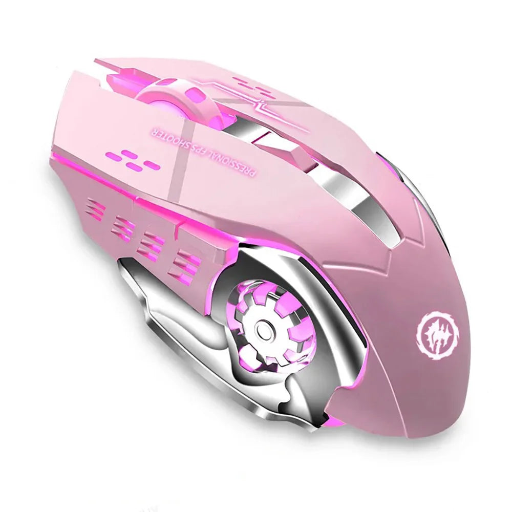 Rechargeable Wireless Mouse 2.4GHz USB Bluetooth Backlight Mouse Ergonomic Silent Office Mice for Laptop Macbook PC Tablet Phone