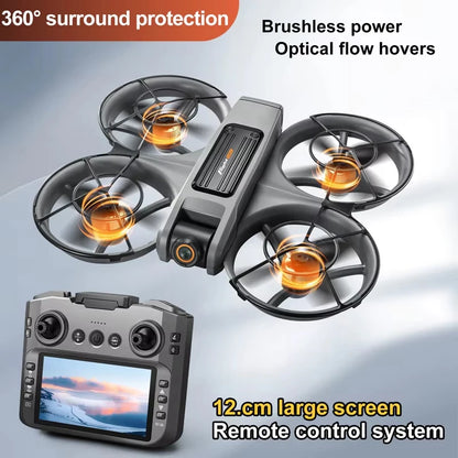 2026 Drone S156 Gps 8k Professional Hd 360° Dual Cameras 5g Wifi Brushless Motors Obstacle Avoidance Fpv Foldable Quadcopter
