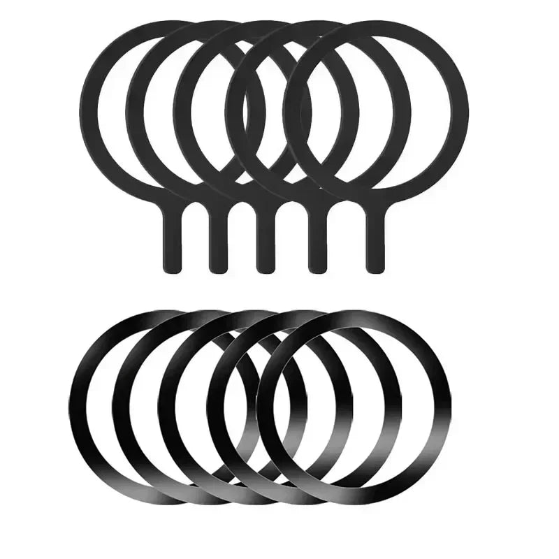 Universal Magnet Sticker Magnetic Adapter Ring Suitable for Magsafe IPhone 17 16 Wireless Charging Phone Round Metal Plate Ring