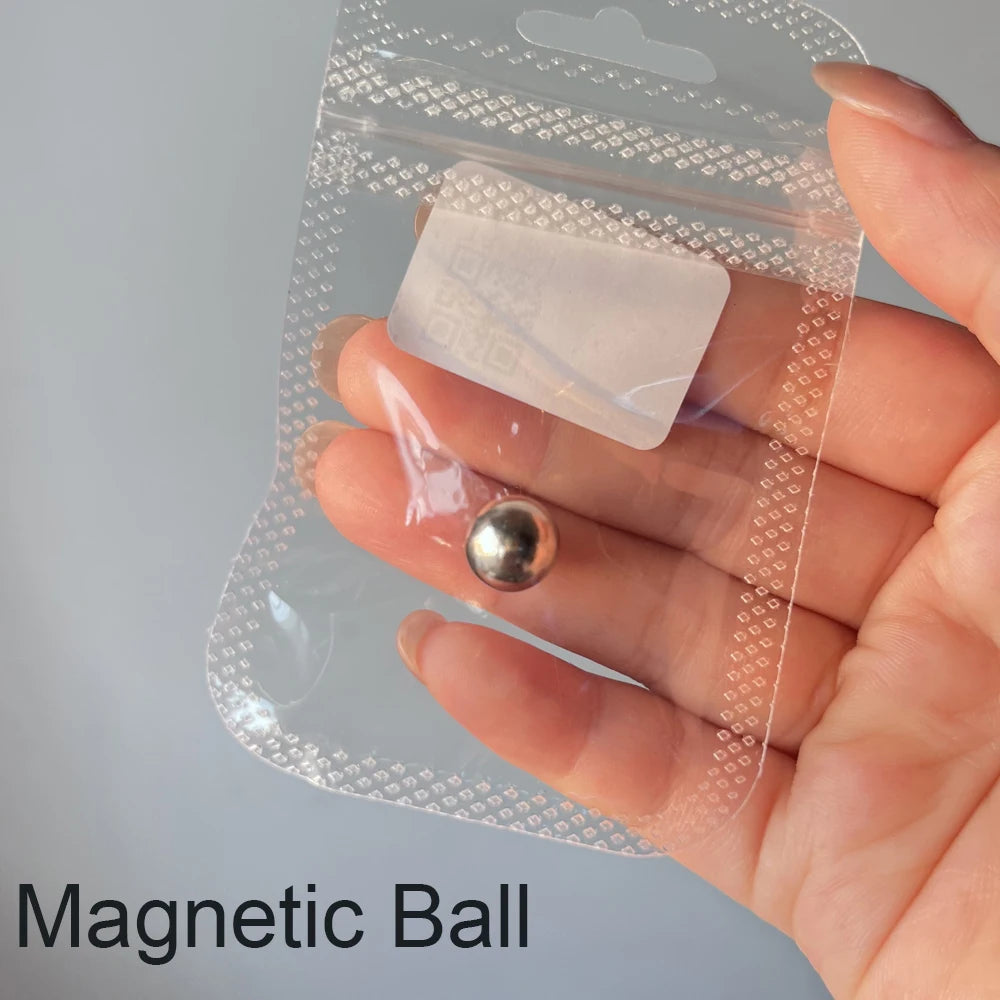 New Black Hole Cat Eye&Hollow Cat Eye Magnet Set Olive-Shape Magnet Stick For 5D Hollow Circle Design Nail Polish Manicure Tool