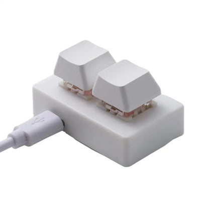 Mini Keyboard 2 Key Gaming Keyboard RGB USB Keypad 2-key Copy And Paste One-key Password Shortcut Combinations Key Multiple Keys