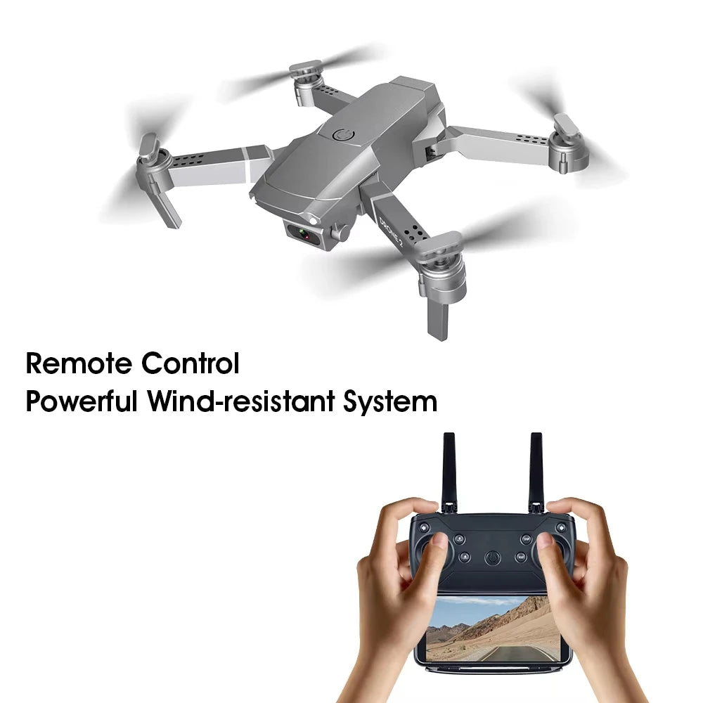 Drone 4k Profesional Wide Angle WIFI Drones Video Live Recording Quadcopter Children's Gifts