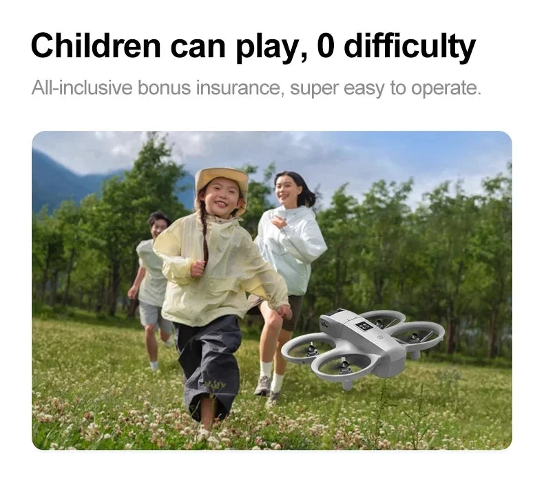 2026 YR2 Upgraded Smart Drone with Intelligent Obstacle Avoidance, Brushless Motor, Long Battery Life, Portable Travel Design