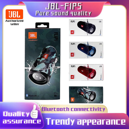 Original JBL FLIP 5 Bluetooth Speaker FLIP6 Portable IPX7 Waterproof Outdoor Stereo Bass Music Track Speaker Independent Tweeter