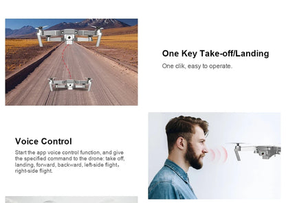 Drone 4k Profesional Wide Angle WIFI Drones Video Live Recording Quadcopter Children's Gifts