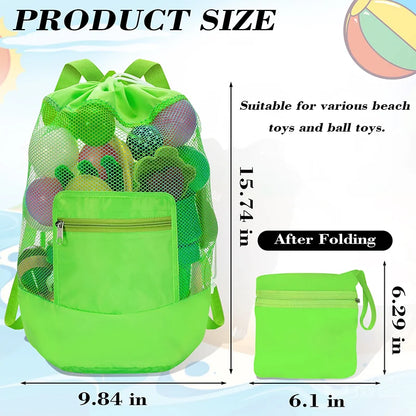 New Outdoor Beach Bag Beach Toy Storage Bag Swimming Clothing and Miscellaneous Storage Bag Shoulder Handheld Storage Bag Touris