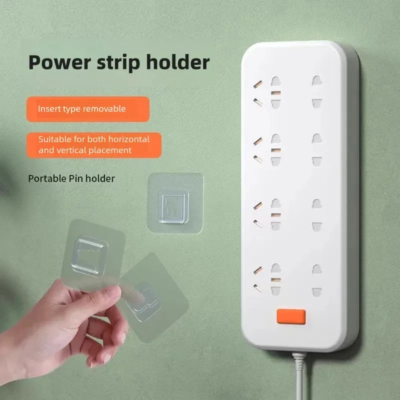 Double-Sided Self Adhesive Wall Hooks Strong Sticky Transparent Traceless for Kitchen Bedroom Storage Holders Wholesale