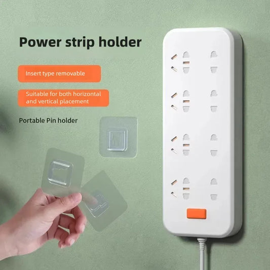 Double-Sided Self Adhesive Wall Hooks Strong Sticky Transparent Traceless for Kitchen Bedroom Storage Holders Wholesale