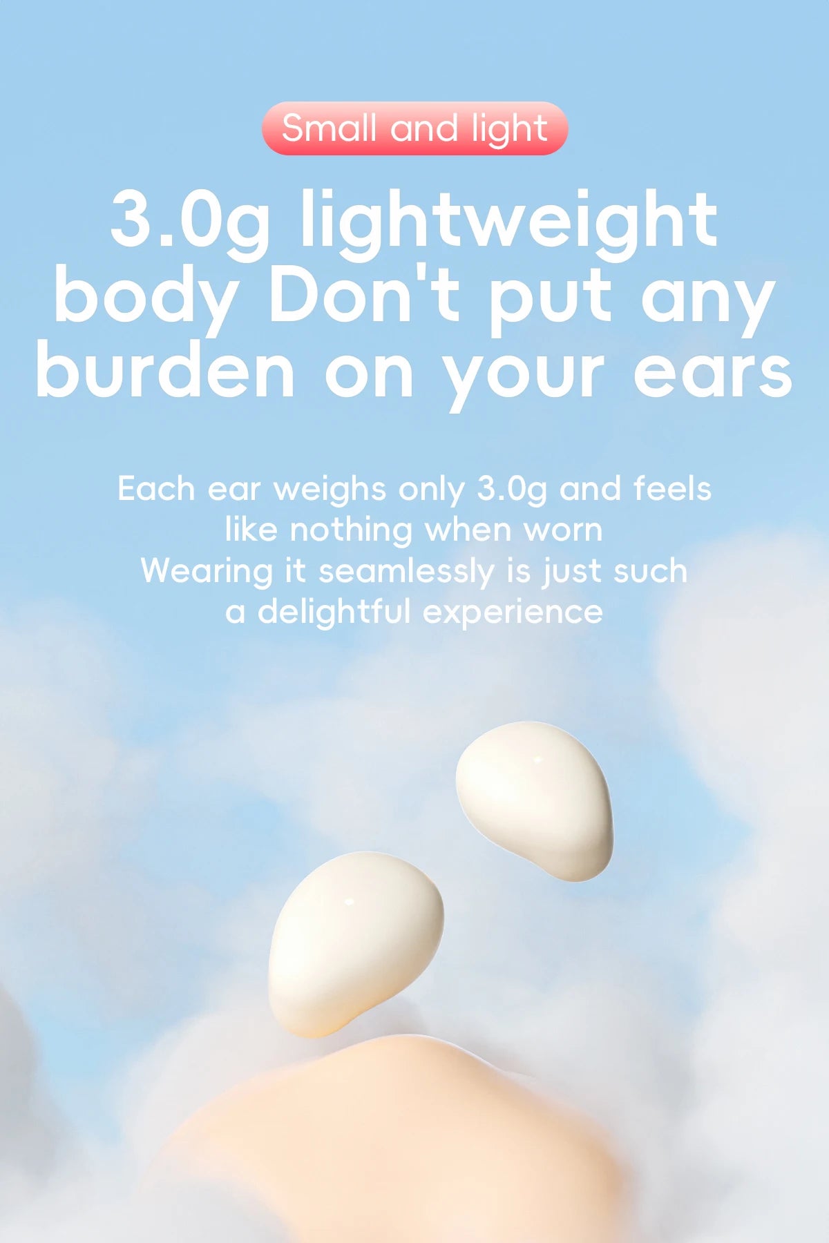 Mini Wireless Bluetooth Headset In Ear Sleep Earbuds Work Invisible Noise Reduction Headphones HD HIFI Sleeping Earphones