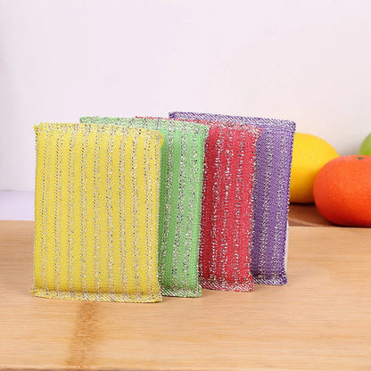 Double-sided Cleaning Sponges Non Scratch Scouring Sponge Pan Pot Dish-Washing Sponge Household Kitchen Scouring Pad Wash Sponge