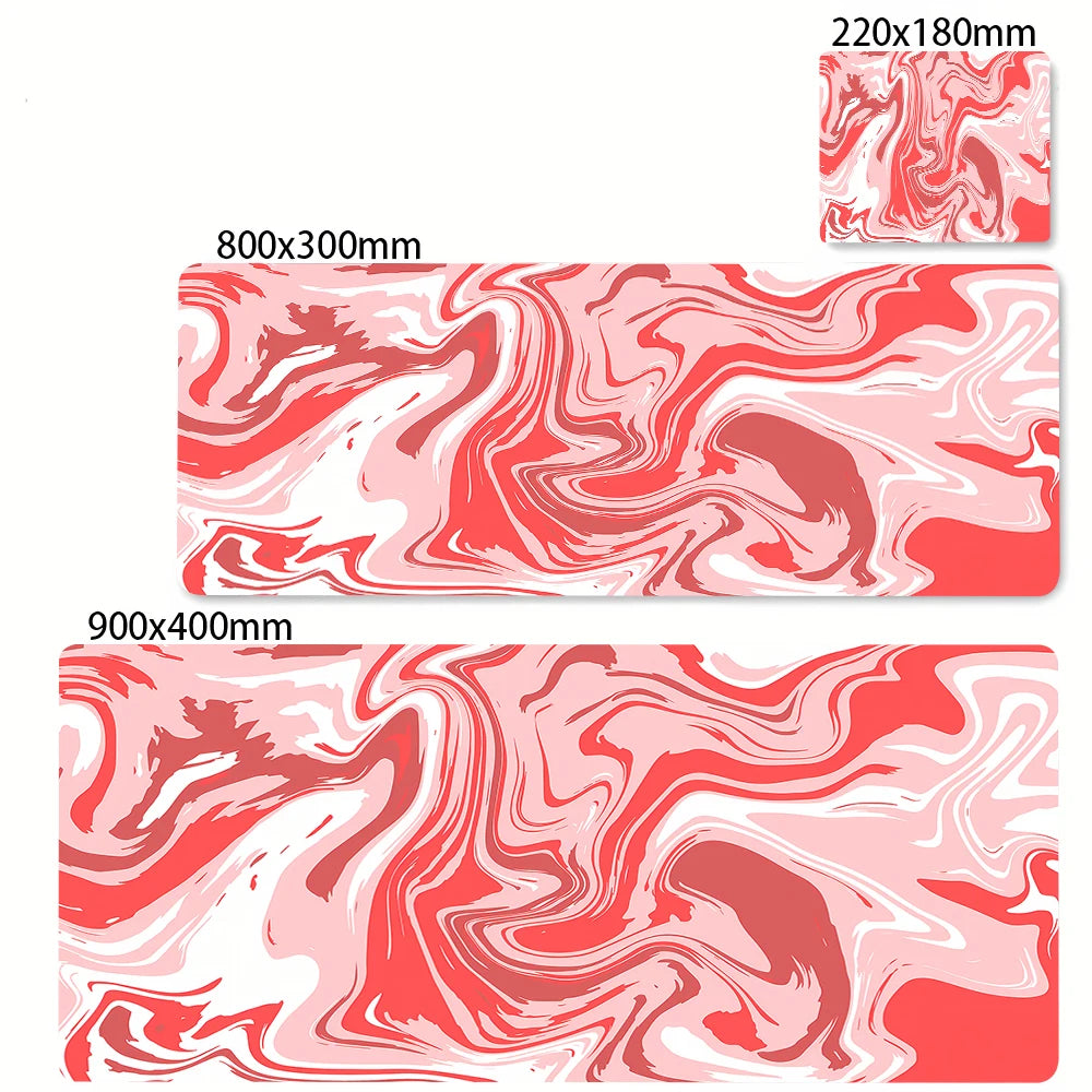 XXL Black and White Strata Liquid 900x400 Mouse Pad Computer Laptop Anime Keyboard Mouse Mat Large Mousepad Keyboards Desk Mat