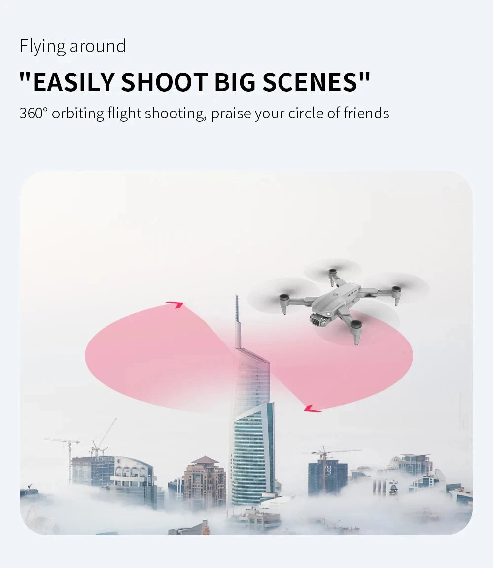 LYZRC L900 PRO GPS Drone 4K Professional HD Dual Camera 5G WIFI Brushless Motor FPV Quadcopter Foldable Aerial Photography Drone