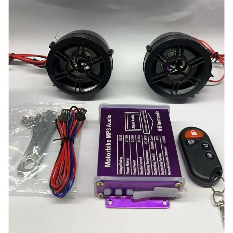 Motorcycle Audio Speaker Motocycle Blutooth Speaker Bike Portable Radios Stereo Wireless Speaker