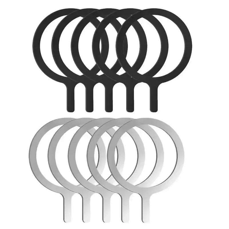 10/5/1PCS Thin Magnetic Metal Plate Ring For Magsafe Wireless Charger Iron Sheet Sticker Magnet Car Phone Holder Universal