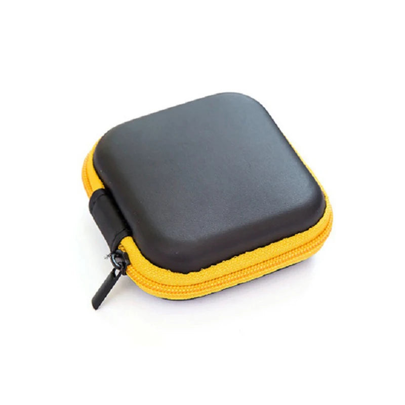 Mini Earphone Storage Boxes Bag Outdoor Travel Key Mobile Phone Data Cable Charger Storage Box Digital Home Small Item Storage
