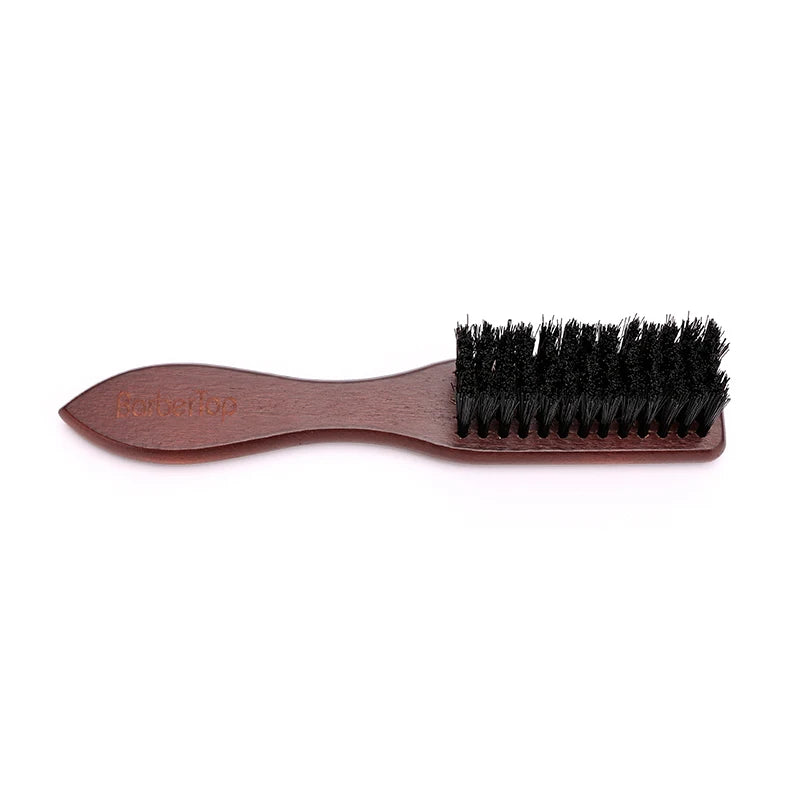 Barber Shop Beard Cleaning Wooden Brush Neck And Facial Dust Collector Hair Brush Household Hairdressing Styling Tool