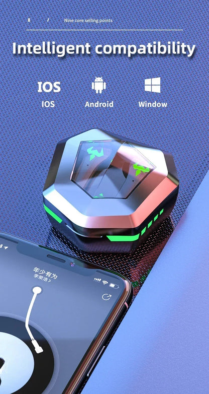 XIKCUC N35 Digital display Tws Audifonos Auriculares Bluetooth Wireless Headphones Earbuds Gaming In-Ear Earphones