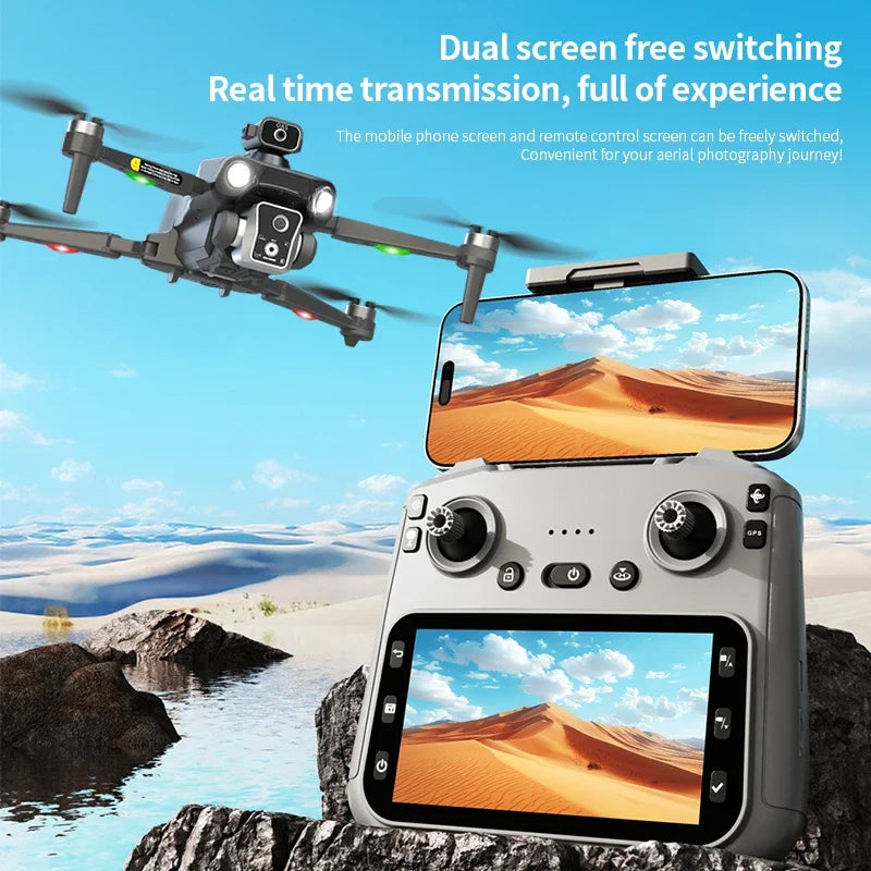 YP8Max 5G GPS Drone Laser Obstacle Avoidance Panoramic Shooting Optical Flow Positioning Remote Control Airdrop Quadcopter