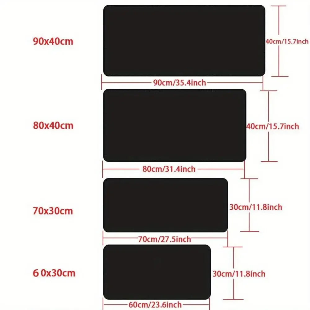 Gaming Large Mousepad Anti-slip Rubber mouse mat Computer Gamer Desk Mat Stitched Edge Large Gaming Mousepad for CS GO LOL Dota