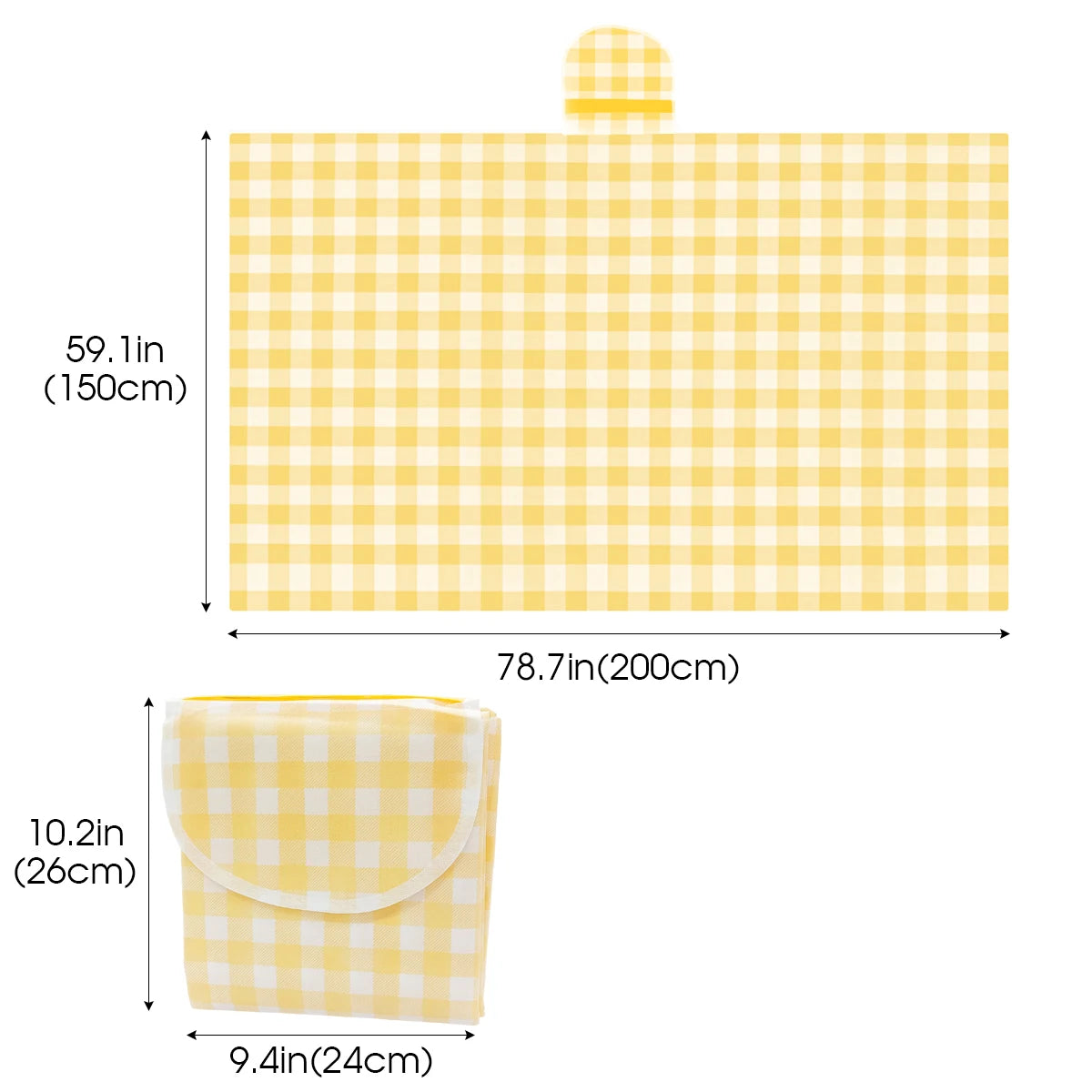 Picnic Blanket Beach Mat Extra 150x200cm Sandproof Waterproof Camping Blanket Portable Travel Outdoor Indoor Family BBQ Grass