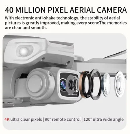 LYZRC L900 PRO GPS Drone 4K Professional HD Dual Camera 5G WIFI Brushless Motor FPV Quadcopter Foldable Aerial Photography Drone