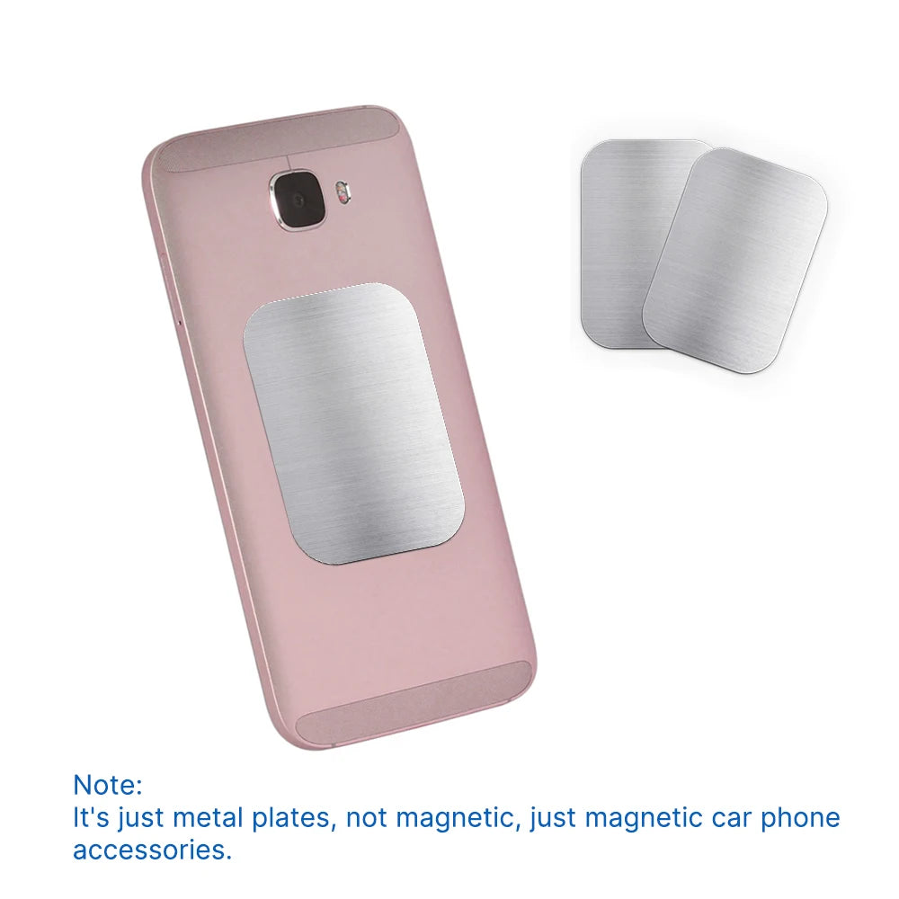 Metal Plate For Car Phone Holder Magnetic Universal Iron Sheet Disk Sticker Mount Mobile Phone Magnet Stand For IPhone