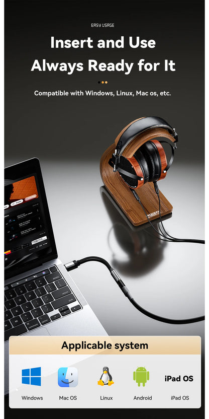 Essager Lightning to 3.5mm jack Audio Adapter Headphone Aux Cable USB Type C to 3.5 Adapter OTG Type C For iphone Xiaomi Oneplus