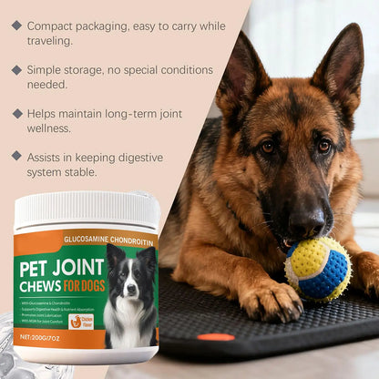 Dog Joint Supplement Chewable Pill 100-piece Dog Joint And Hip Supplement For Home Travel Daily Care Digestive Absorption Pet