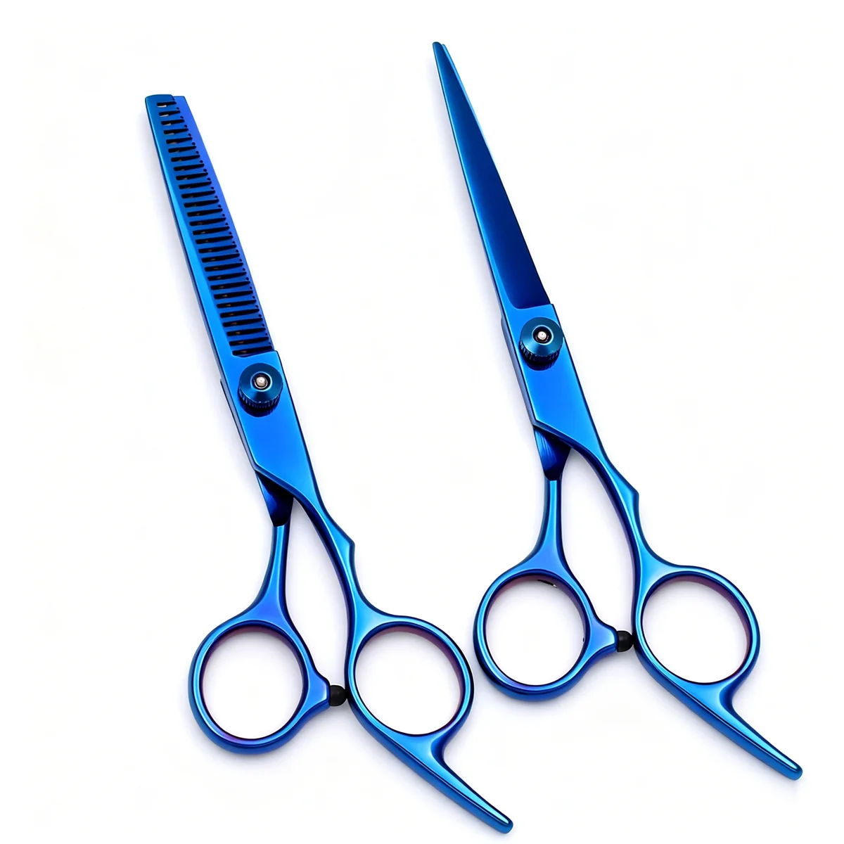 6 Inch Multifunctional Hair Cutting Scissors Complete Kit with Straight Thinning Shears Comb Professional Home Use and Salon