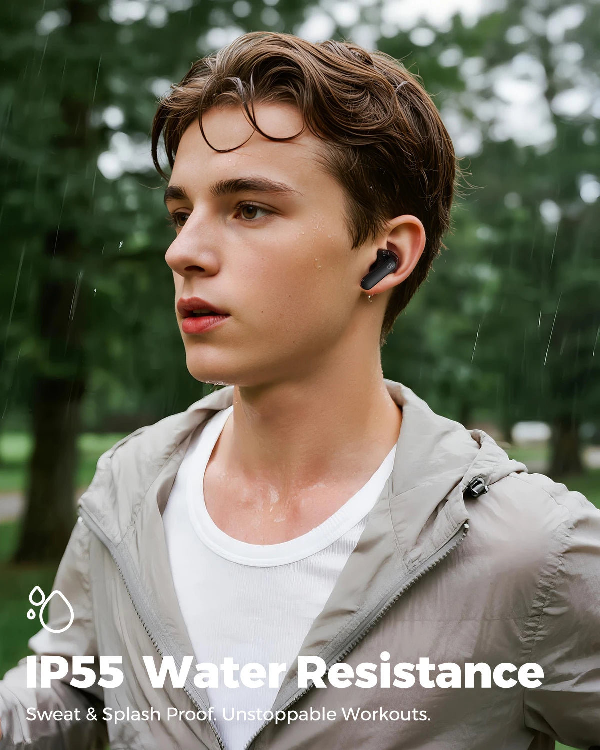 SoundPEATS Q3 pro Wireless Earbuds Active Noise Cancelling Bluetooth V6.0 Earphones with 4 Mic,13mm Driver,Multipoint Connection