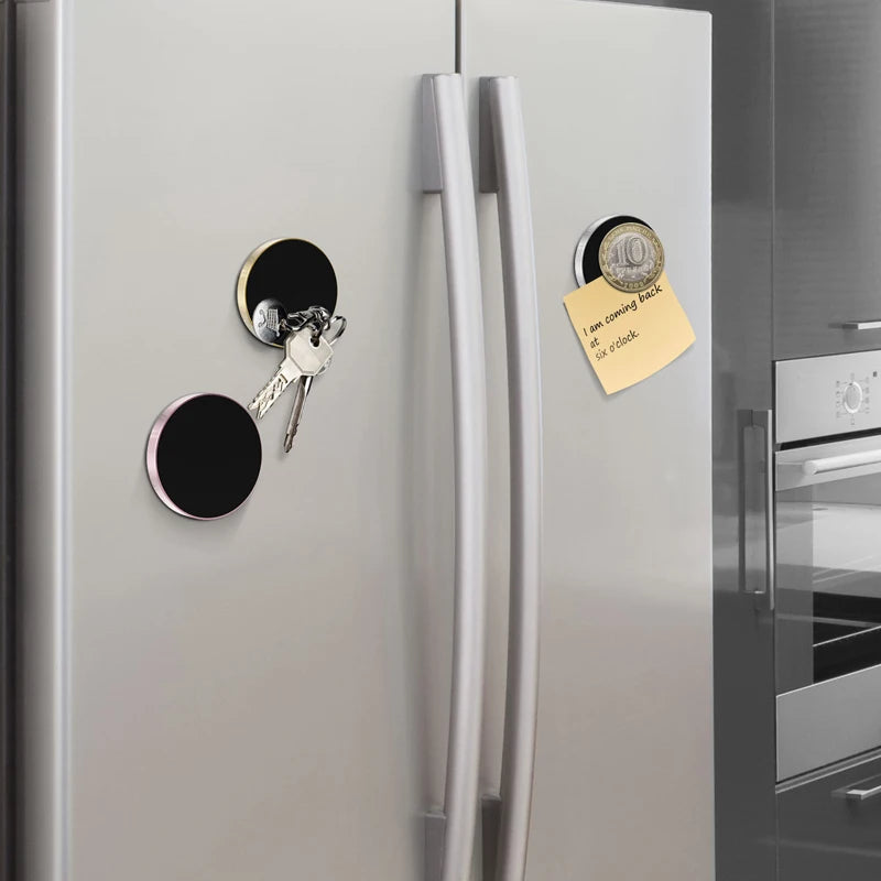 Round Magnetic Universal Mobile Phone Holder Dashboard Mobile Phone Bracket Wall Desk Magnet Stand Car Mount Stand For iPhone 12