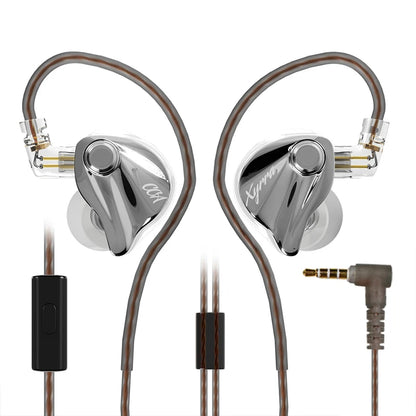 CCA Xyrra Wired Earphones 1DD+1BA Hybrid Driver HiFi Stereo Bass Sound Gaming Headset 2Pin Detachable Cable In Ear Headphones