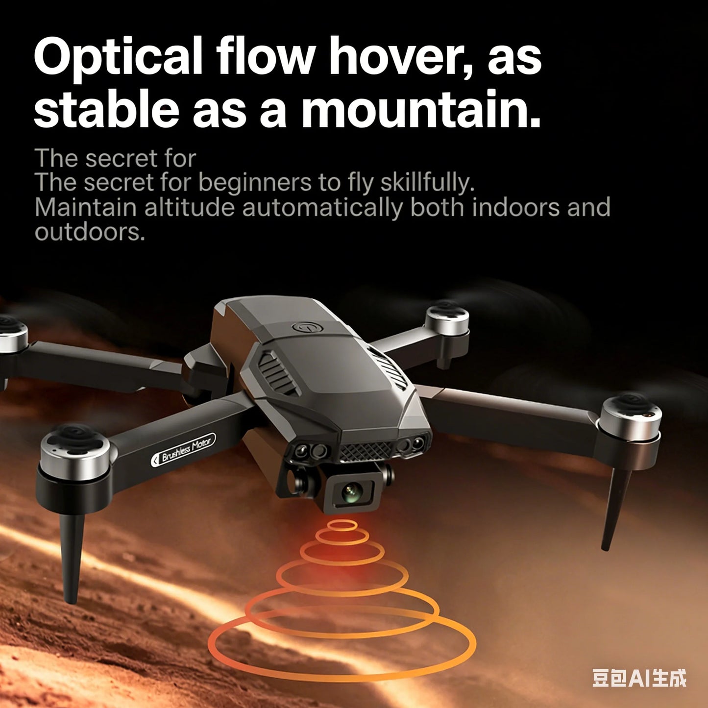 New F198 Drone Professional Dual Camera With 1080P WIFI FPV HD Aerial Photography Wide Angle Brushless RC Foldable Quadcopter