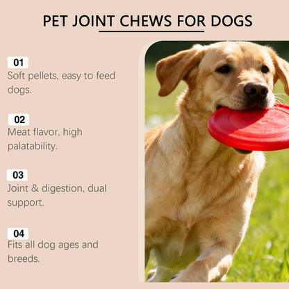 Joint Supplement For Dogs Chewable Pill 100-piece Dog Hip & Joint Care For Home Travel Daily Care Digestive Absorption Pet