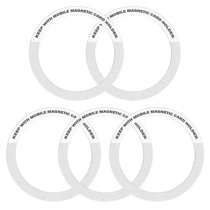 Universal Magnet Sticker Magnetic Adapter Ring Suitable for Magsafe IPhone 17 16 Wireless Charging Phone Round Metal Plate Ring