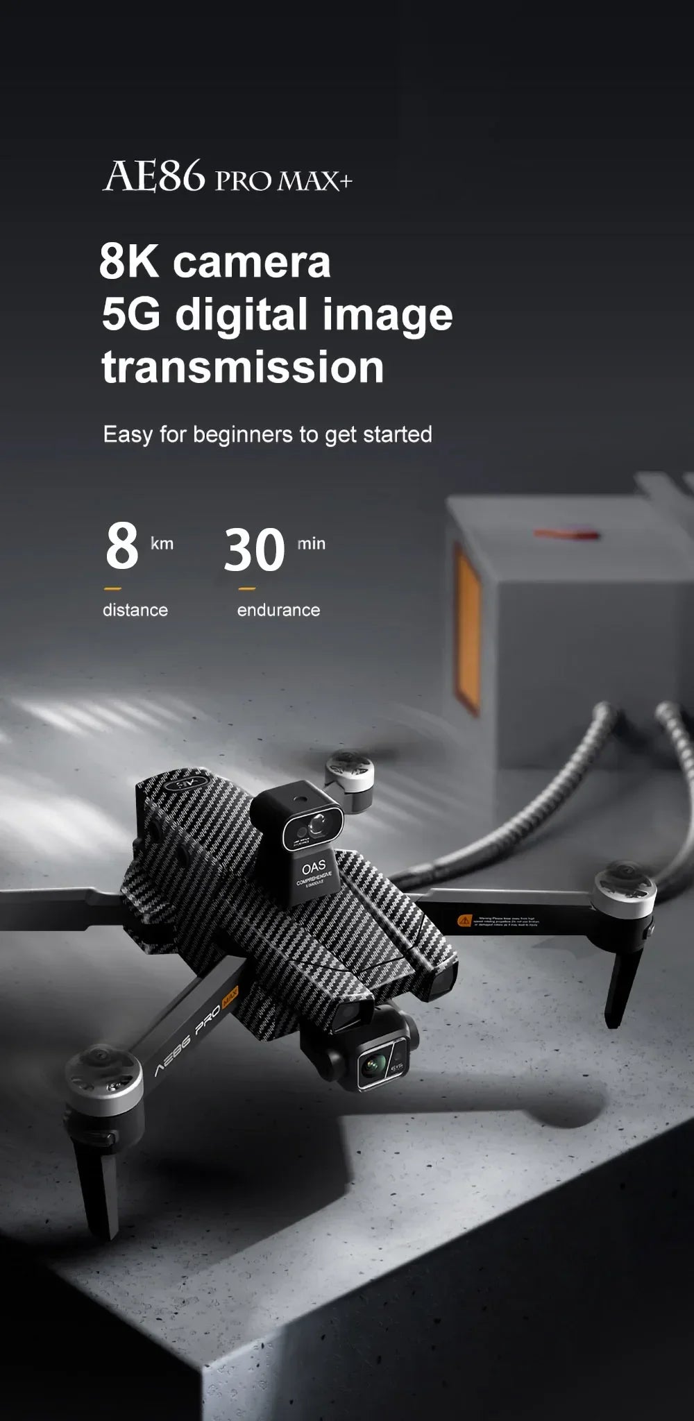 AE86 PRO MAX GPS Drone Professional 8K HD ESC Camera 5G FPV WiFi With 3-Axis Gimbal Flight 28 Minute Brushless RC Quadcopter 8KM