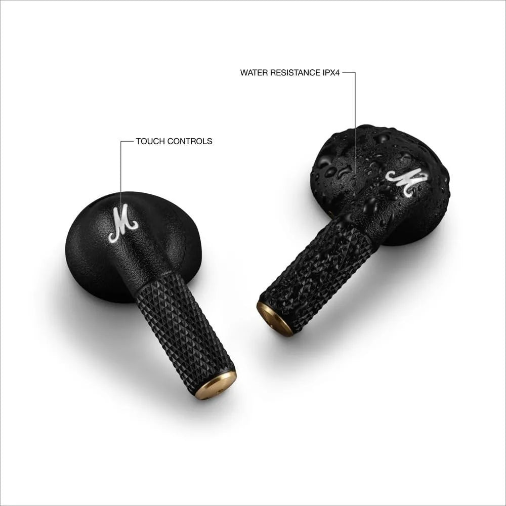 MARSHALL MINOR III Wireless Bluetooth Earbuds HiFi Deep Bass Pop Rock Retro InEar Headphones with Mic Fast Charge Lightweight