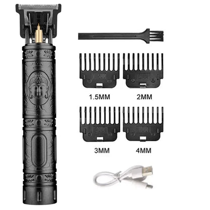 2026 T9 Vintage Hair Clipper Carving For Mens Grooming Essential USB Fast Rechargeable Beard Hair Trimmer Provide Precise Shave