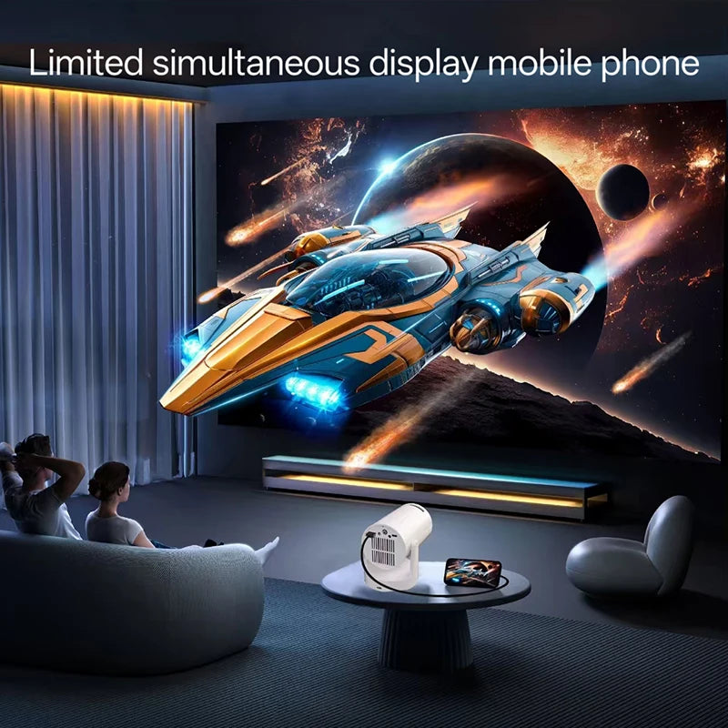 Y2S battery version - supports high-definition 1080P, mini portable entertainment home LED projector