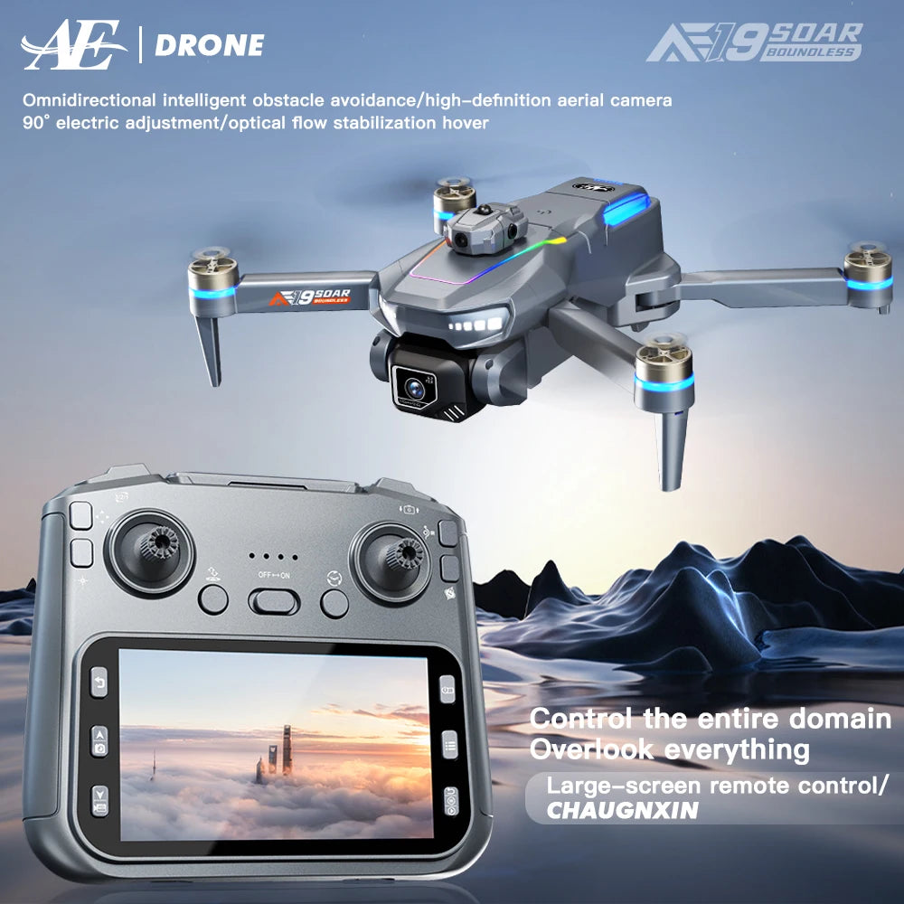 AE19 Remote Control 8K Drone RC Quadcopter Professional Helicopter FPV Dron with 4K Camera bstacle Avoidance Aerial Photography